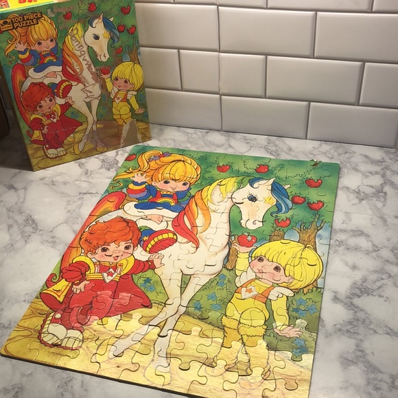 VTG Rainbow Bright 100pc Puzzle Complete - Picture 4 of 9